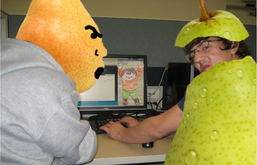 Jon and Adam 'Pear' Programming