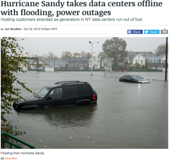 Hurricane Sandy Headline