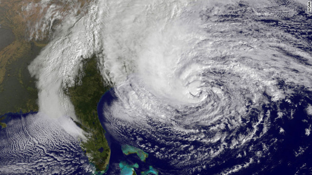 Hurricane Sandy from Satellite