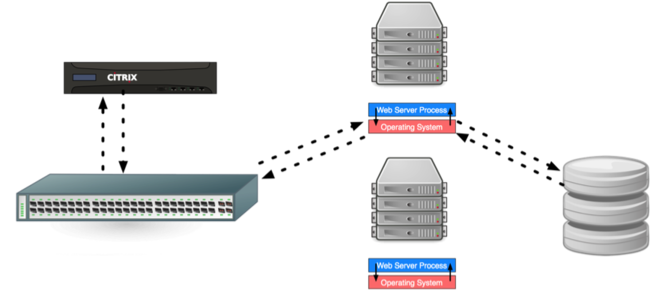 Dual Server Load Balanced Topology