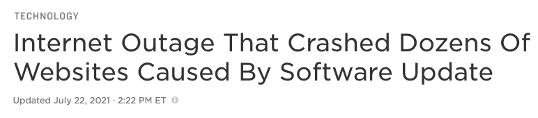 Akamai July 22, 2021